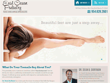 Tablet Screenshot of bocaratonnailfungus.com